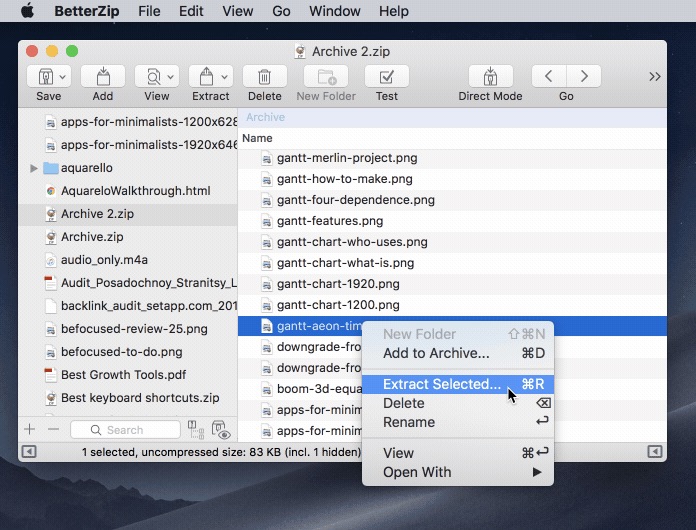 folder compress tool for mac